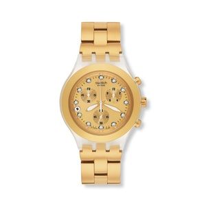 Swatch Swiss gold watch